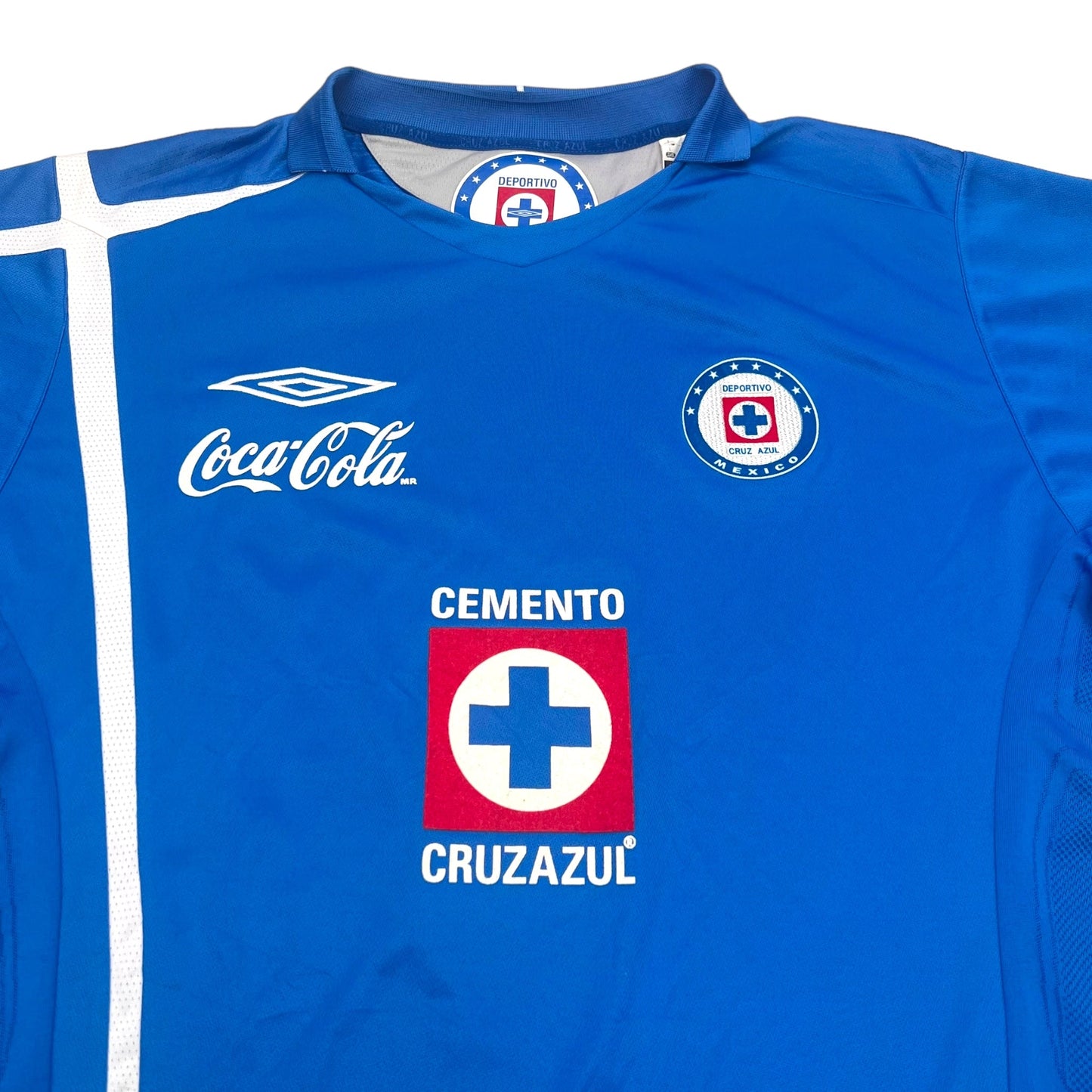 2006/08 Cruz Azul Home Football Shirt (L) Umbro # 9