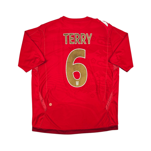 2006/08 England Away Football Shirt (XL) Umbro #6 Terry
