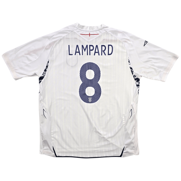2007/09 England Home Football Shirt (2XL) Umbro #8 Lampard