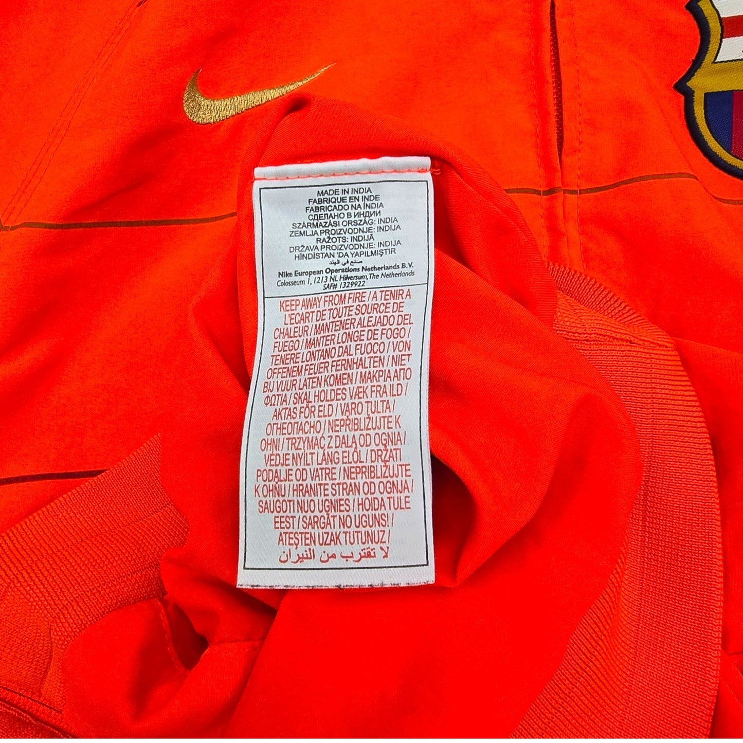 2008/09 Barcelona Tracksuit Top (S) Nike
