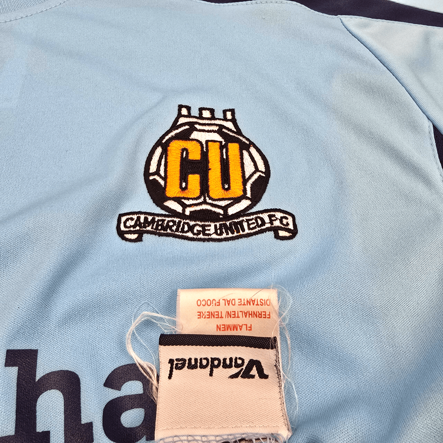 2008/10 Cambridge United Away Football Shirt (M) Vandanel