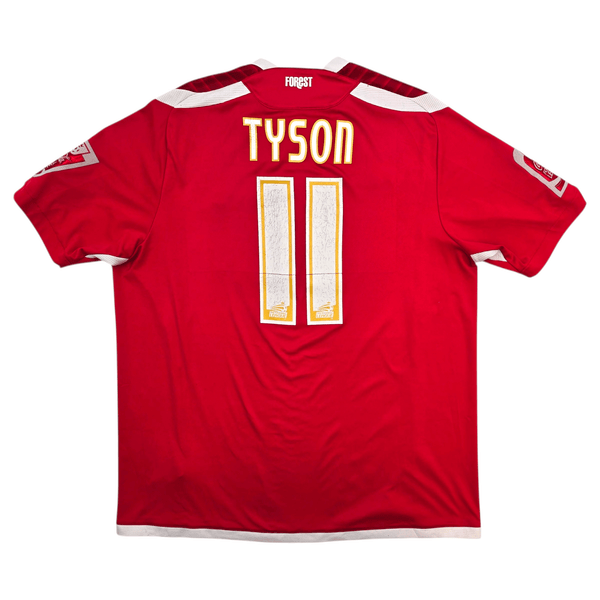 2009/10 Nottingham Forest Home Football Shirt (XL) Umbro #11 Tyson