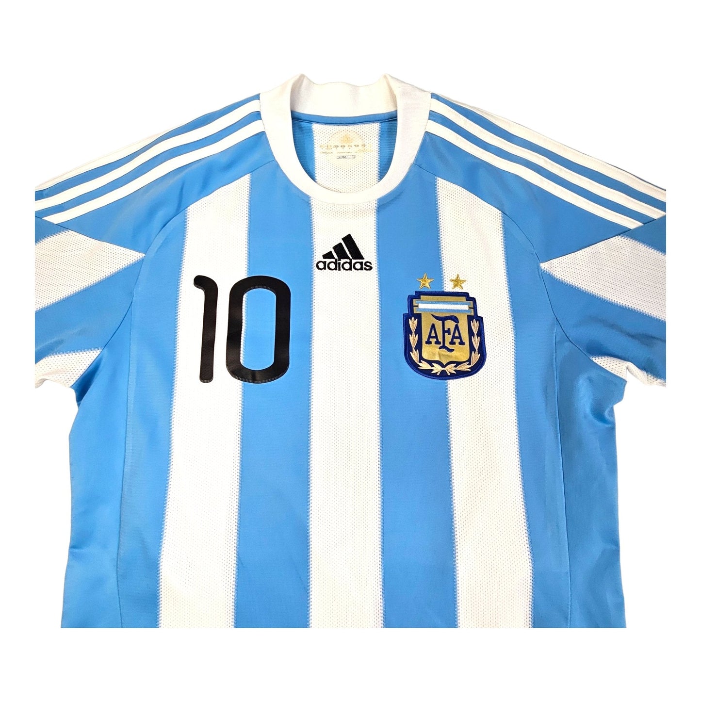2010/11 Argentina Home Football Shirt (S) Adidas #10 Messi