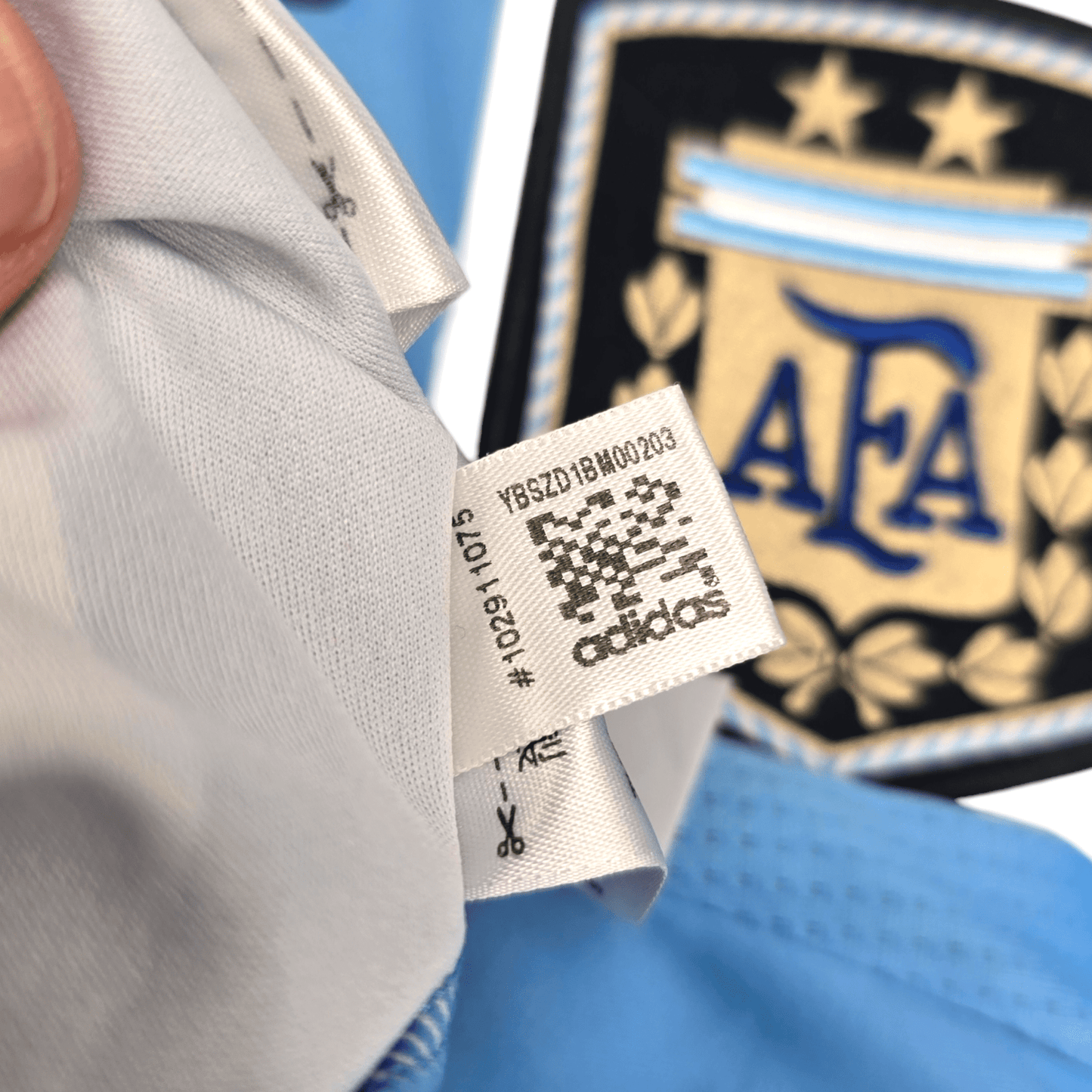 2011/12 Argentina Home Football Shirt (M) Adidas #10 Messi