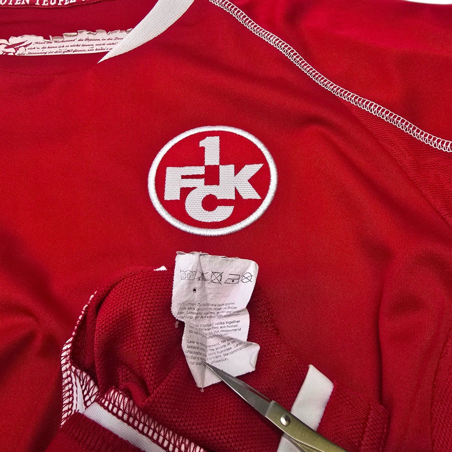 2012/13 Kaiserslautern Home Football Shirt (M) Uhlsport