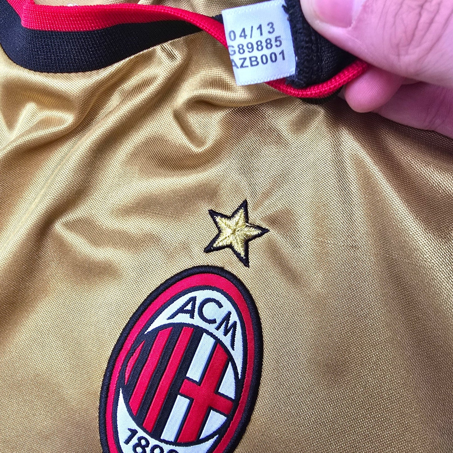 2013/14 AC Milan Third Football Shirt (S) Adidas #45 Balotelli