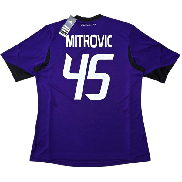 2013/14 Anderlecht Home Football Shirt (L) Adidas #45 Mitrovic