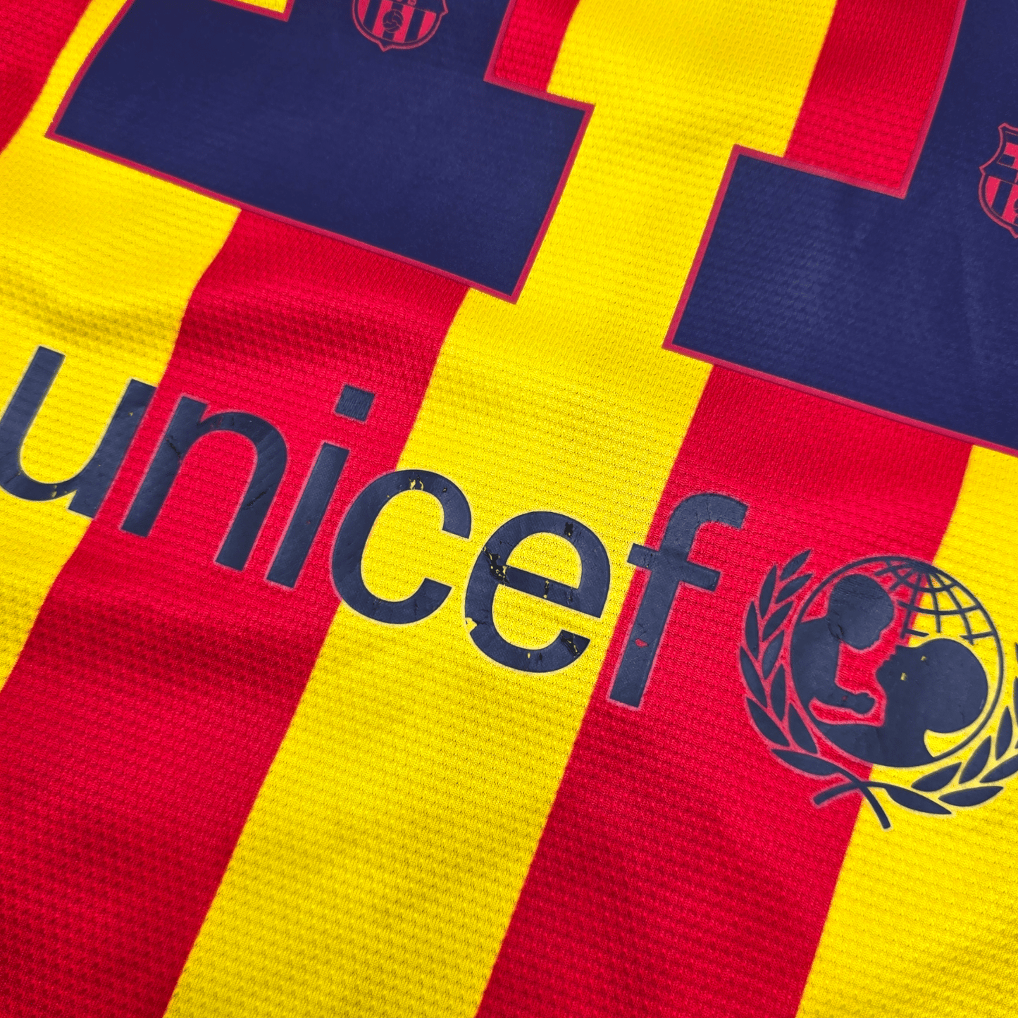 2013/14 Barcelona Away Football Shirt (M) Nike #11 Neymar