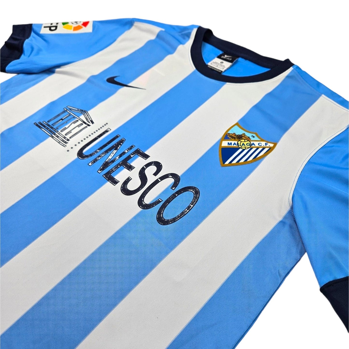 2013/14 Malaga Home Football Shirt (M) Nike