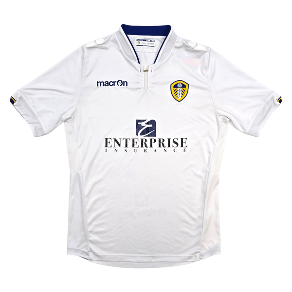 2014/15 Leeds United Home Football Shirt (L) Macron