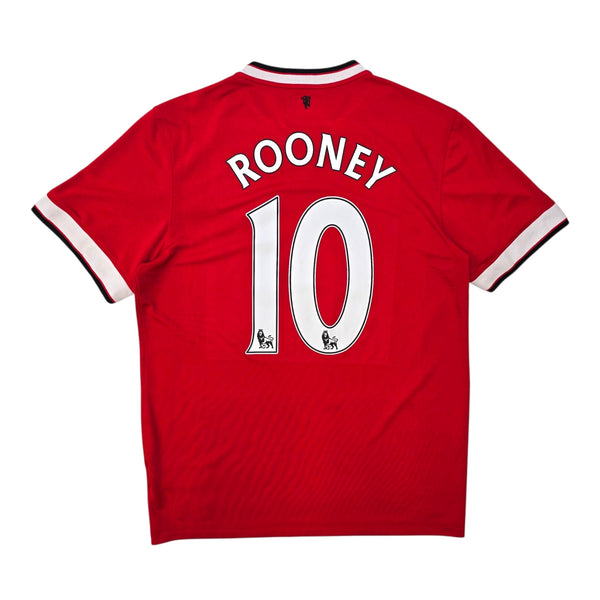 2014/15 Manchester United Home Football Shirt (L) Nike #10 Rooney