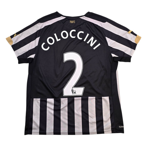 2014/15 Newcastle United Home Football Shirt (M) Puma #2 Coloccini