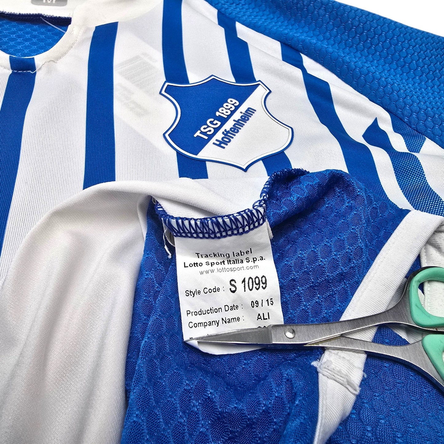 2015/16 Hoffenheim Home Football Shirt (M) Lotto #31 Volland