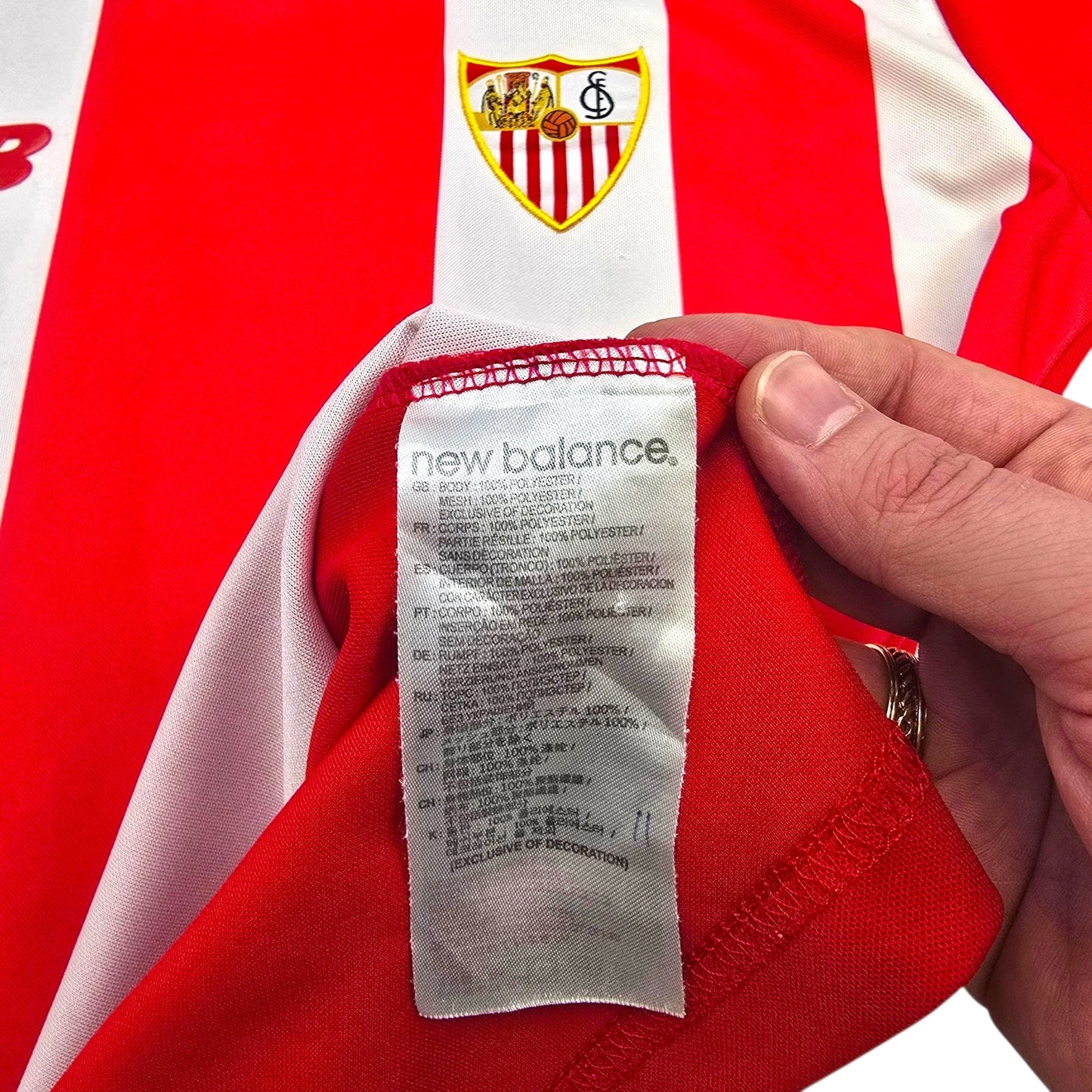 2015/16 Sevilla Away Football Shirt (M) New Balance
