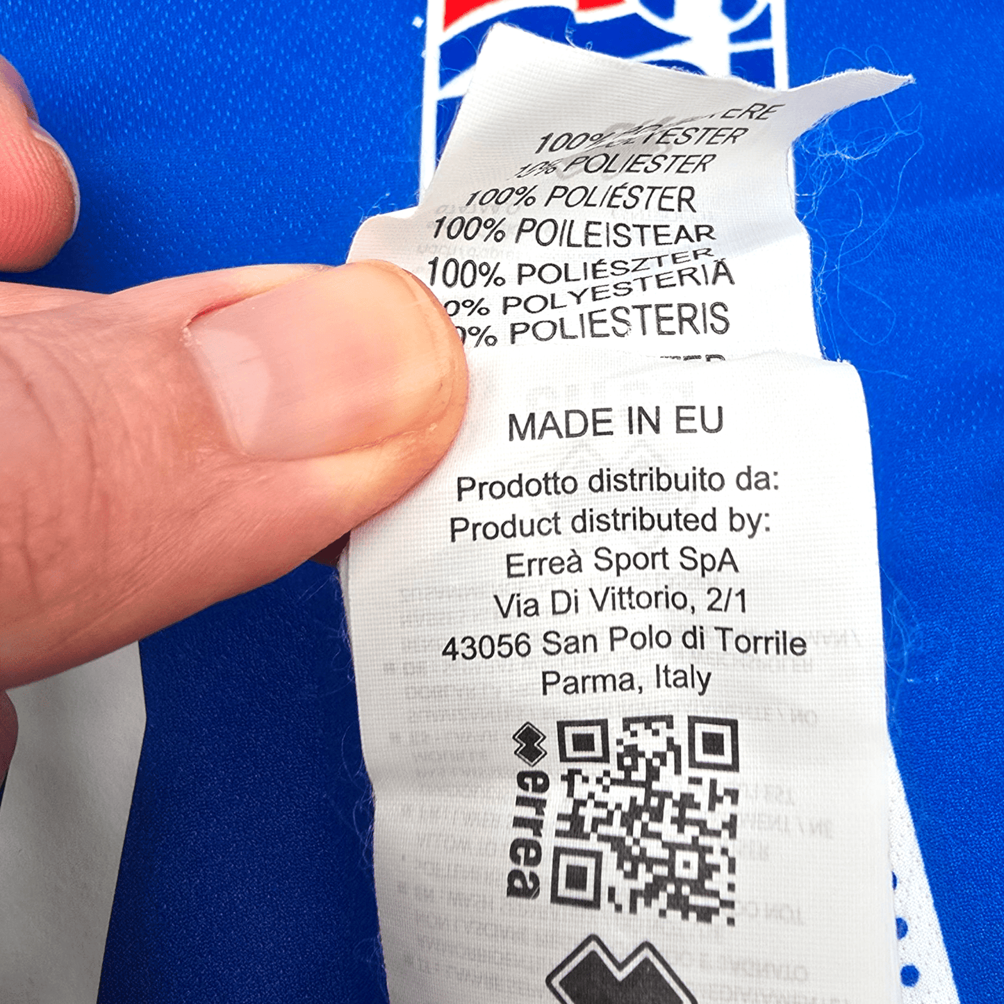2016/17 Iceland Home Football Shirt (L) Errea #7 Gudmundsson