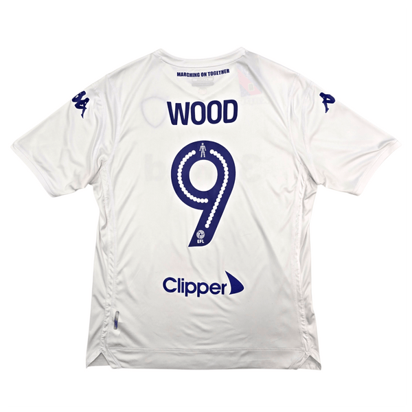 2016/17 Leeds United Home Football Shirt (XL) Kappa #9 Wood