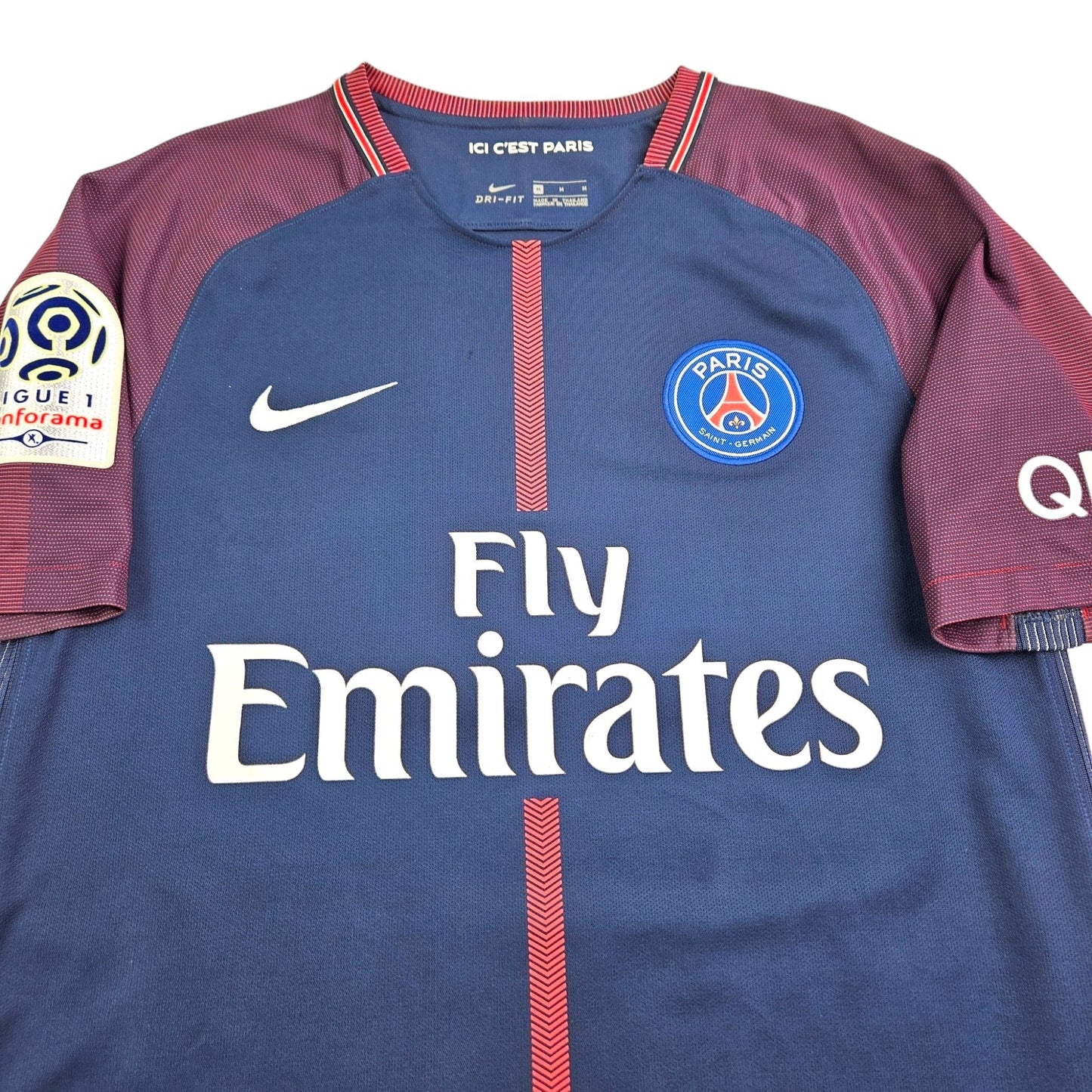 2017/18 PSG Home Football Shirt (M) Nike #9 Cavani
