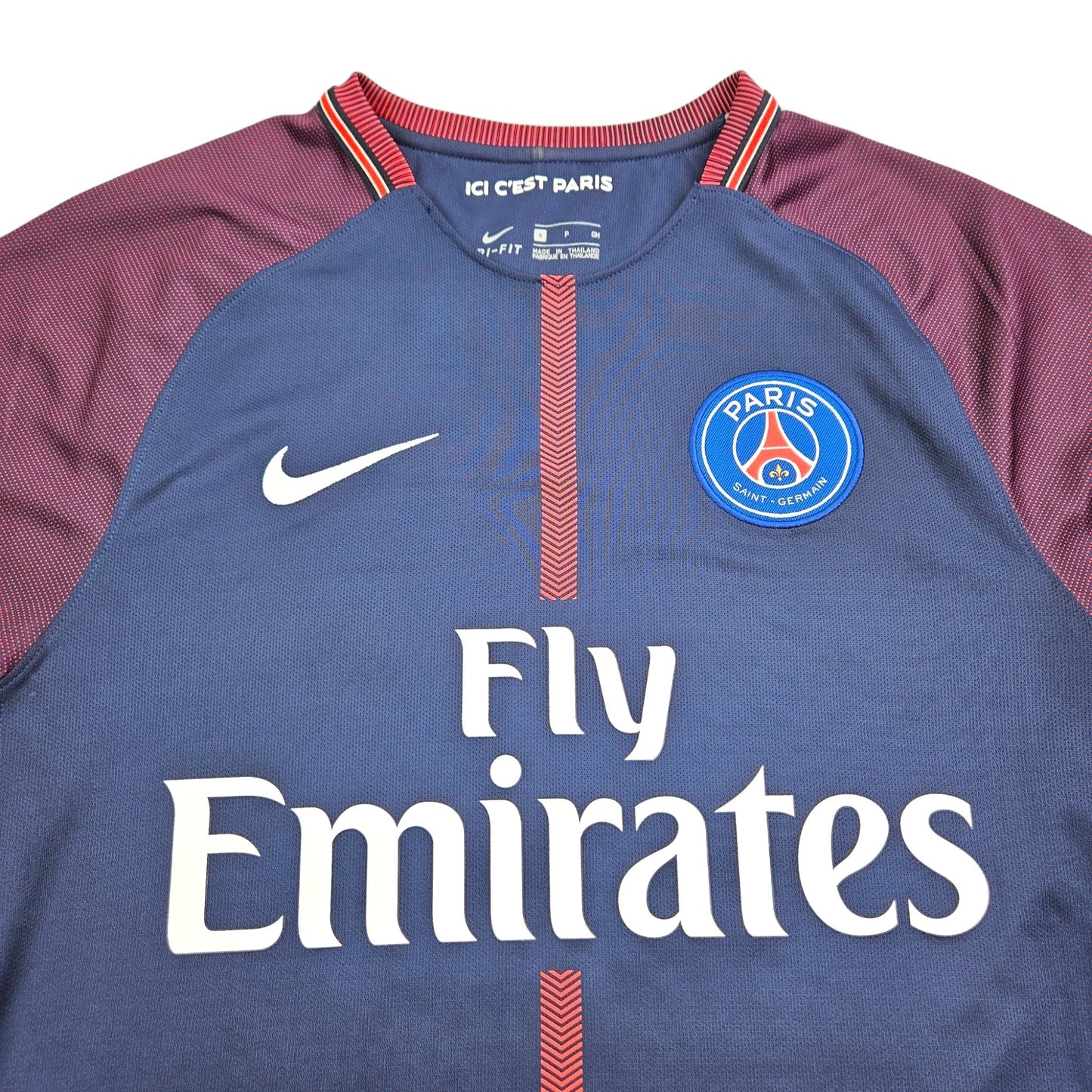 2017/18 PSG Home Football Shirt (S) Nike # 10 Neymar