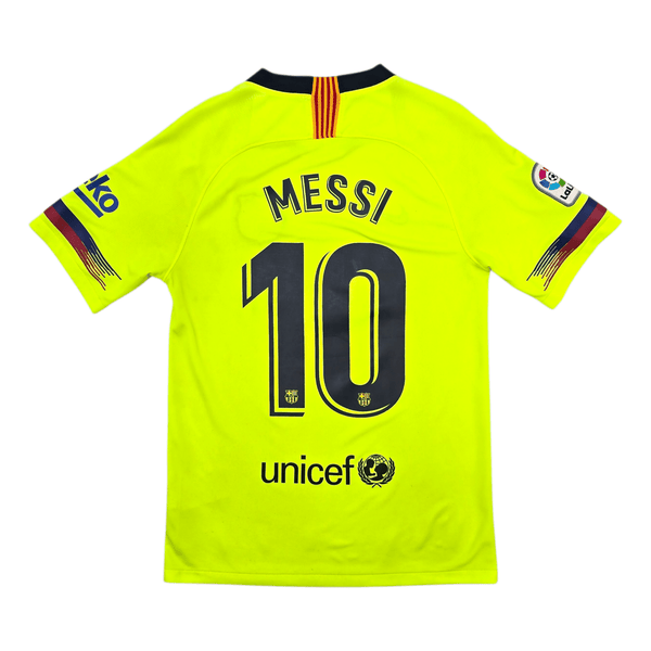 2018/19 Barcelona Away Football Shirt (S) Nike #10 Messi