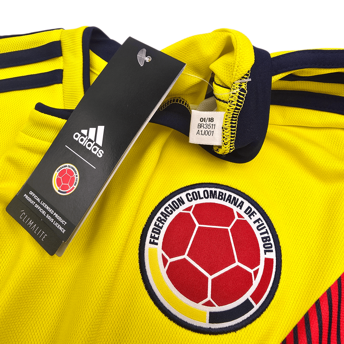 2018/19 Colombia Home Football Shirt (L) Adidas (BNWTs)
