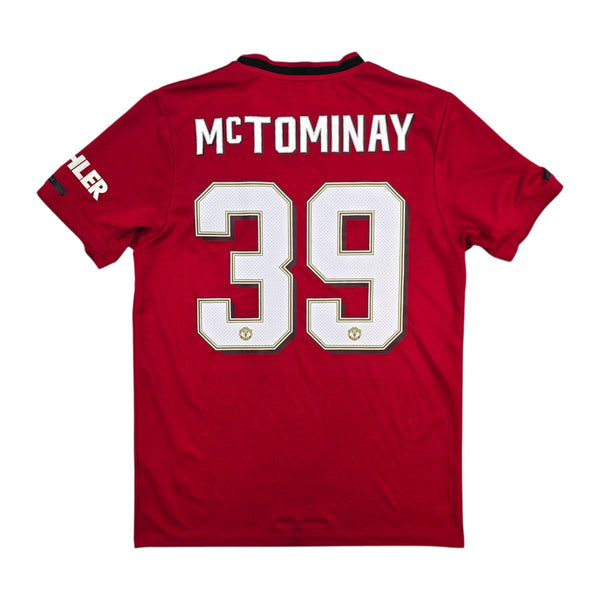 2019/20 Manchester United Home Football Shirt (M) Adidas #39 McTominay