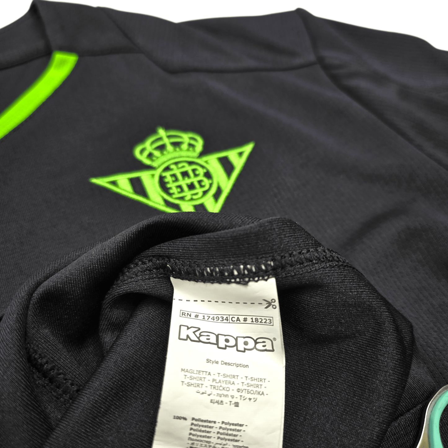 2019/20 Real Betis Away Football Shirt (L) Kappa #17 Joaquin