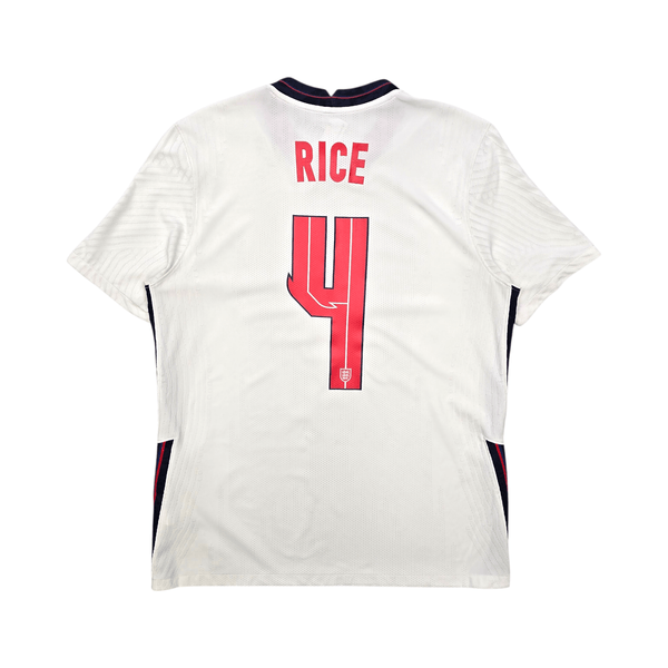 2020/22 England Home Football Shirt (L) Nike #4 Rice (Player Version)