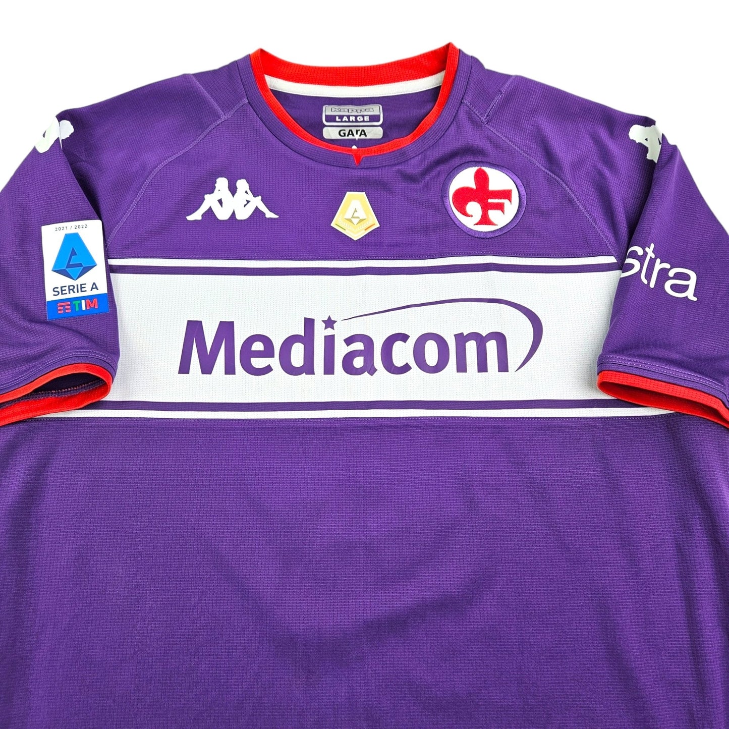 2021/22 Fiorentina Home Football Shirt (L) Kappa #9 Vlahovic