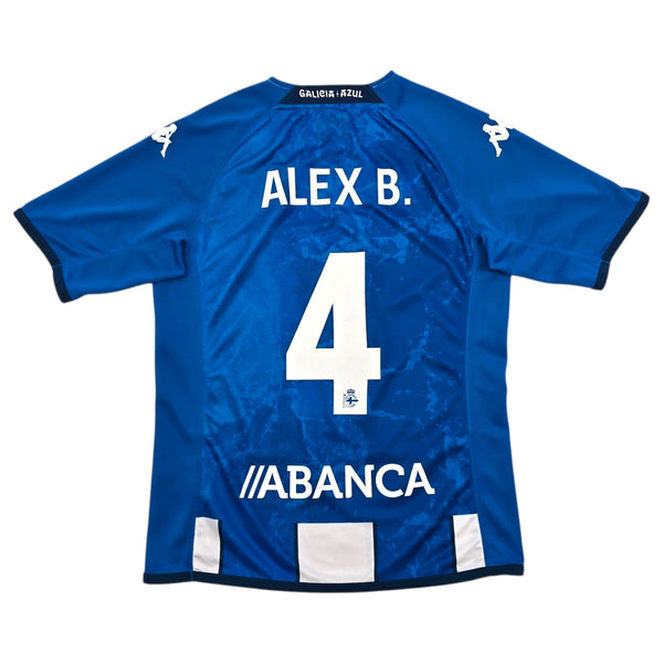 2022/23 Deportivo La Coruna Home Football Shirt (M) Kappa #4 Alex.B