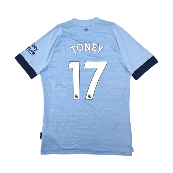 2022/24 Brentford Away Football Shirt (L) Umbro #17 Toney