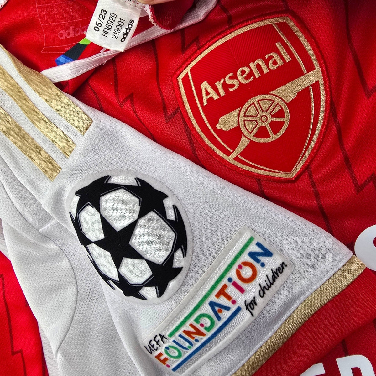 2023/24 Arsenal Home Football Shirt (L) Adidas #11 Martinelli