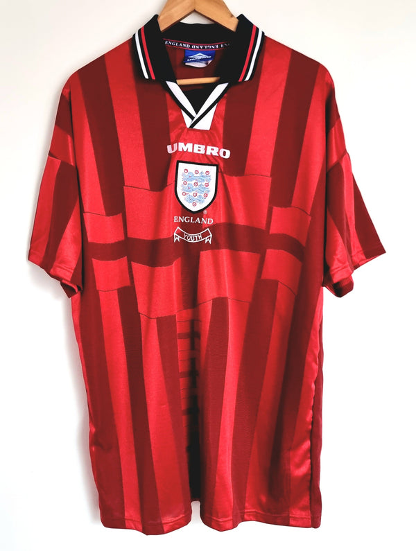 Umbro England 97/99 Match Issue Youth Away Shirt XL