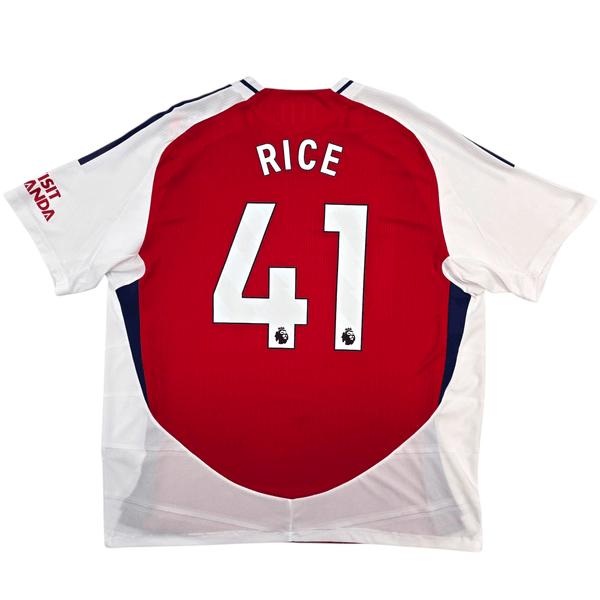 2024/25 Arsenal Home Football Shirt (2XL) Adidas #41 Rice (Player Version)