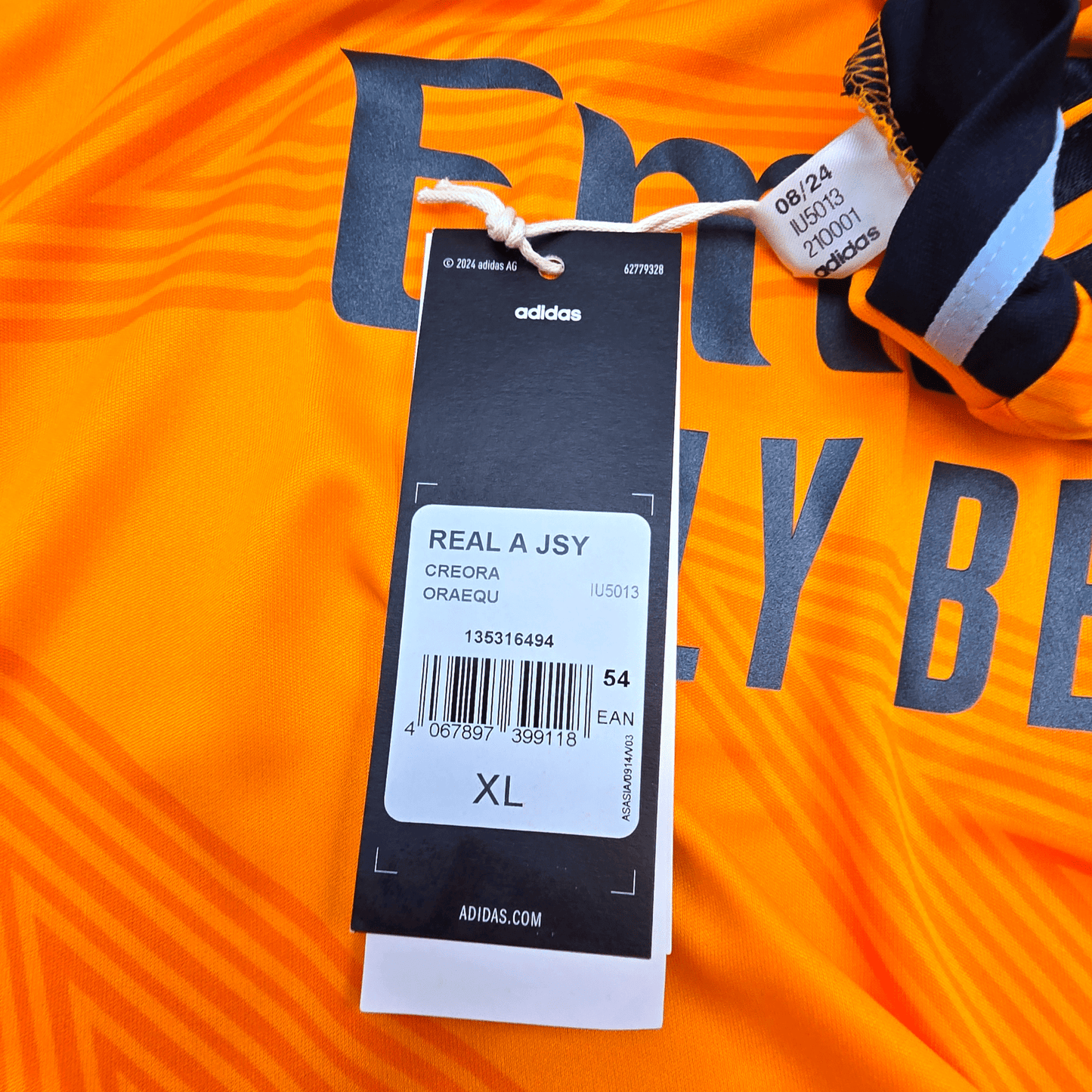 2024/25 Real Madrid Away Football Shirt (XL) Adidas #5 Bellingham (BNWTs)