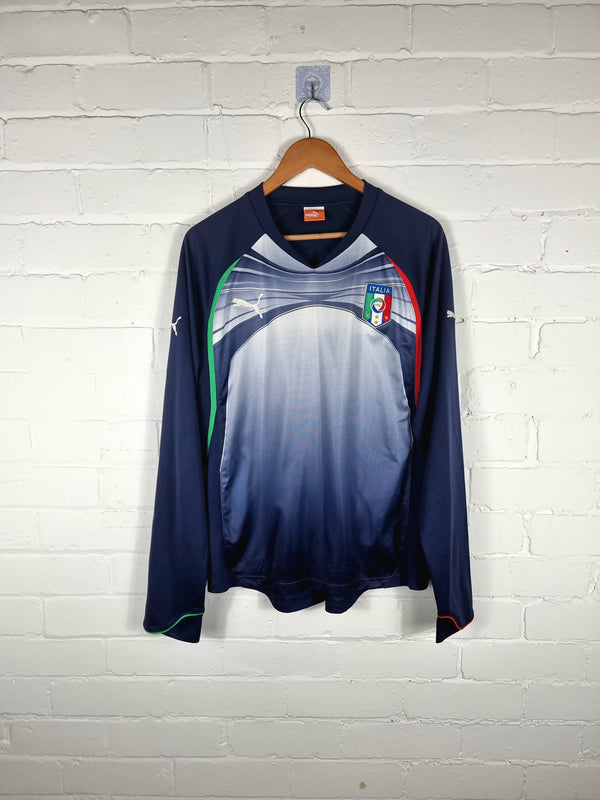 Puma Italy 2010/11 Long Sleeve Training Shirt Large