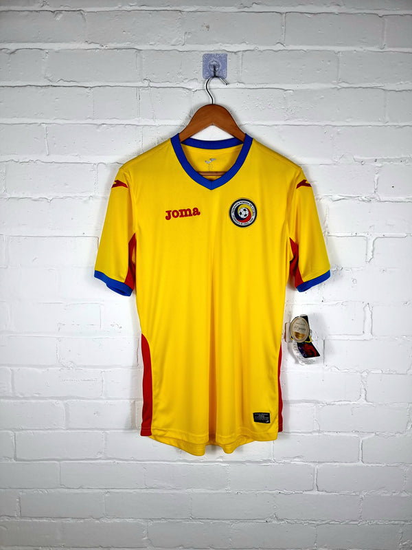 Joma Romania 2015/16 BNWT Home Shirt Small