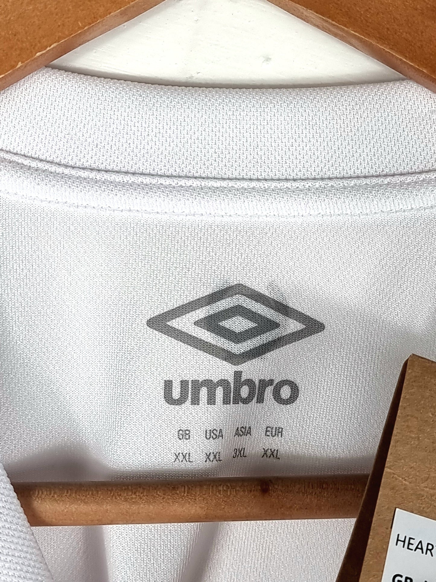 Umbro Hearts 2023/24 BNWT Long Sleeve 150th Anniversary Third Shirt XXL