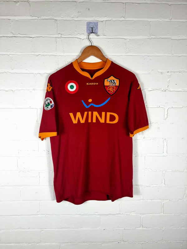 Kappa Roma 2007/08 'Cicinho 3' Match Issue Home Shirt XL