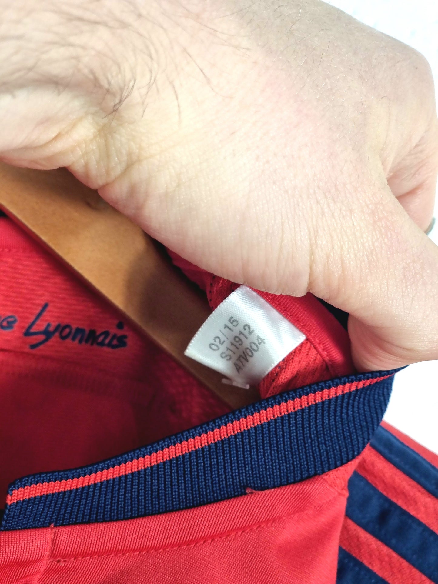 Adidas Lyon 2015/16 Away Shirt Large
