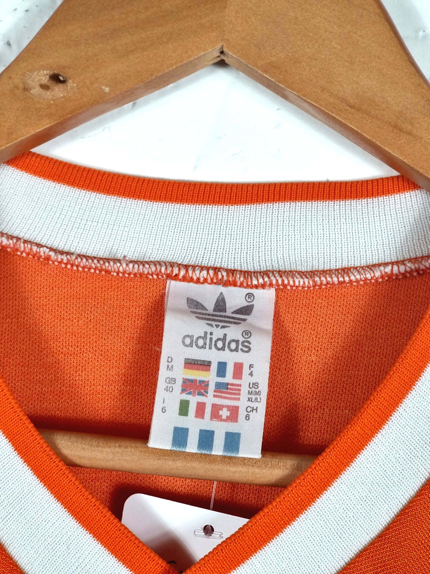 Adidas Netherlands 1985/88 Home Shirt Medium