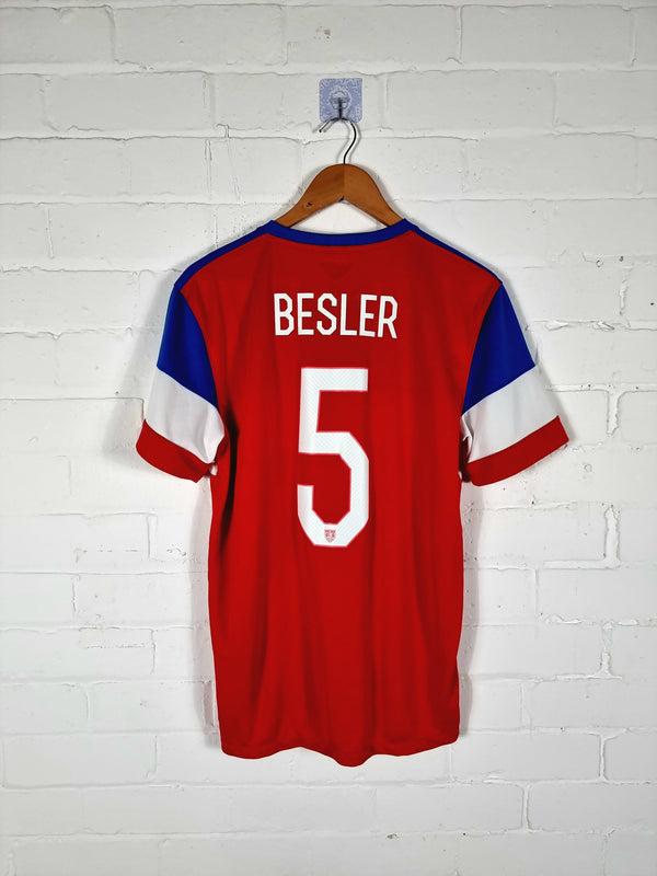 Nike USA 2014/15 'Besler 5' Away Shirt Medium