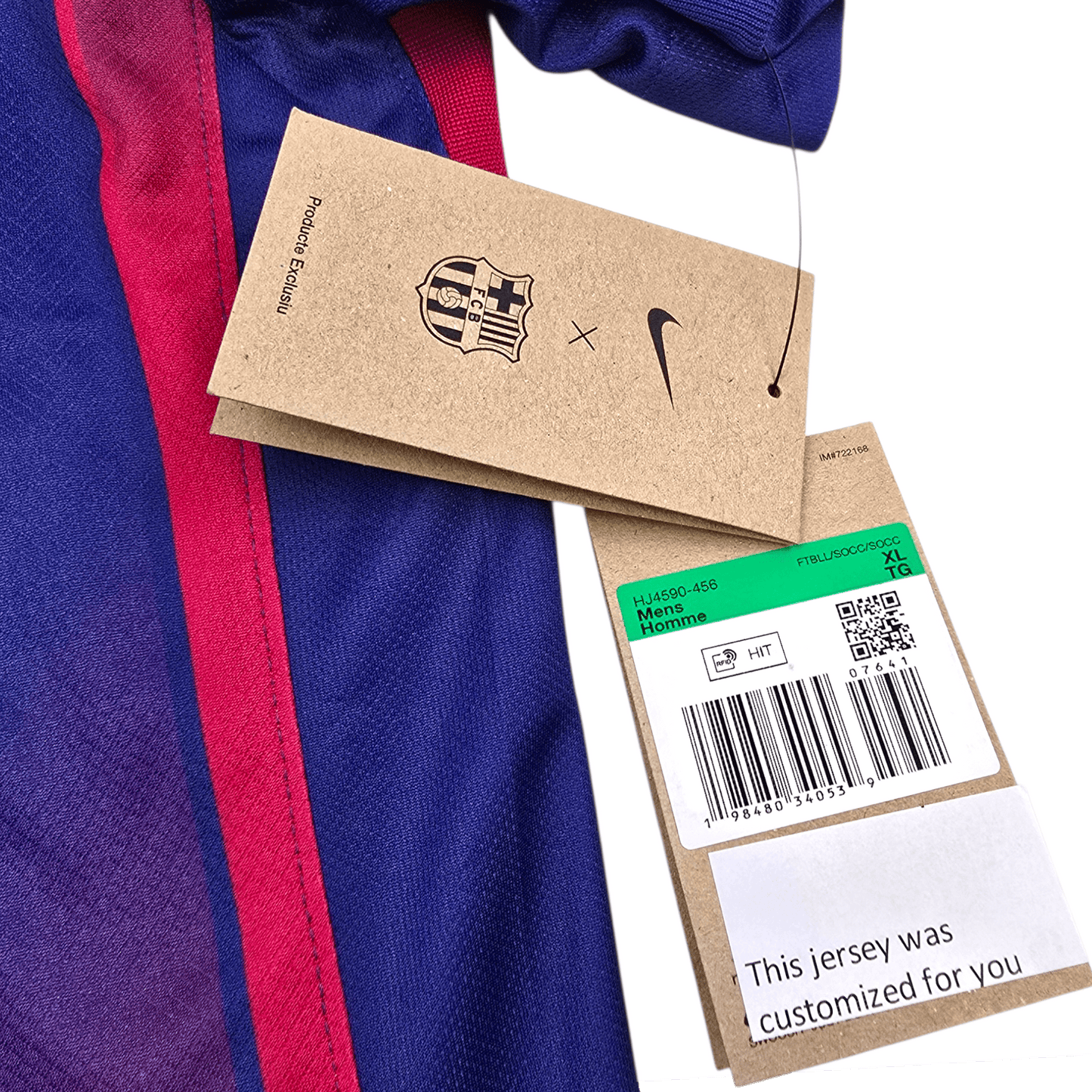 2025/26 Barcelona Home Football Shirt (XL) Nike #14 Rashford (BNWTs)
