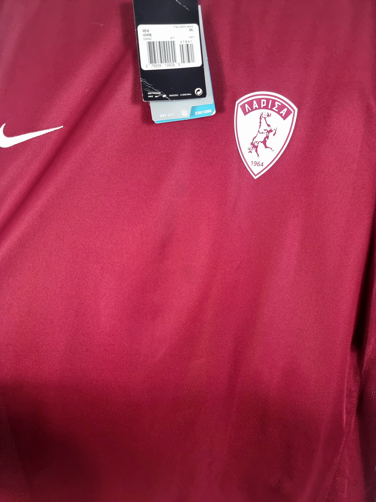 Nike Athlitiki Enosi Larissa F.C 2013/14 Deadstock Training Shirt XXL