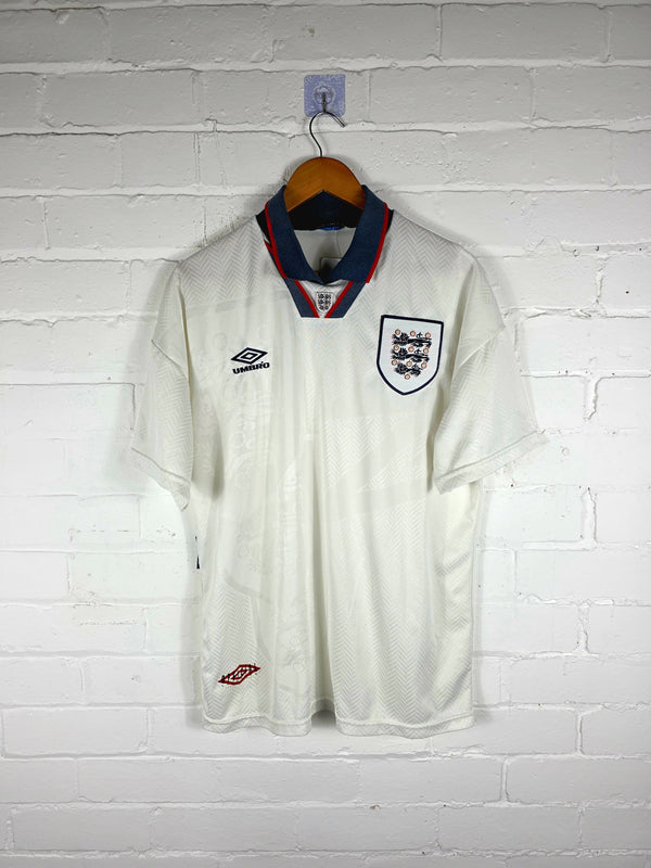 Umbro England 1993/95 Home Shirt Large