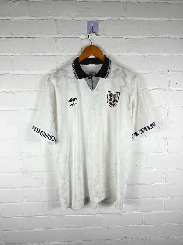 Umbro England 1990/92 Home Shirt Large