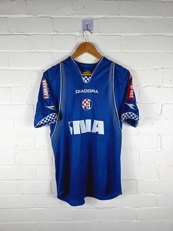 Diadora Dinamo Zagreb 2007/08 Youth Match Issue Home Shirt Medium