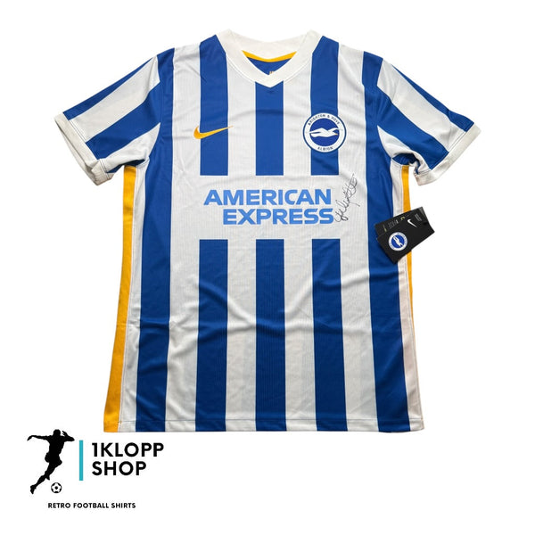 Brighton and Hove Albion 2021/22 Home BNWT Signed (Graham Potter) (L)