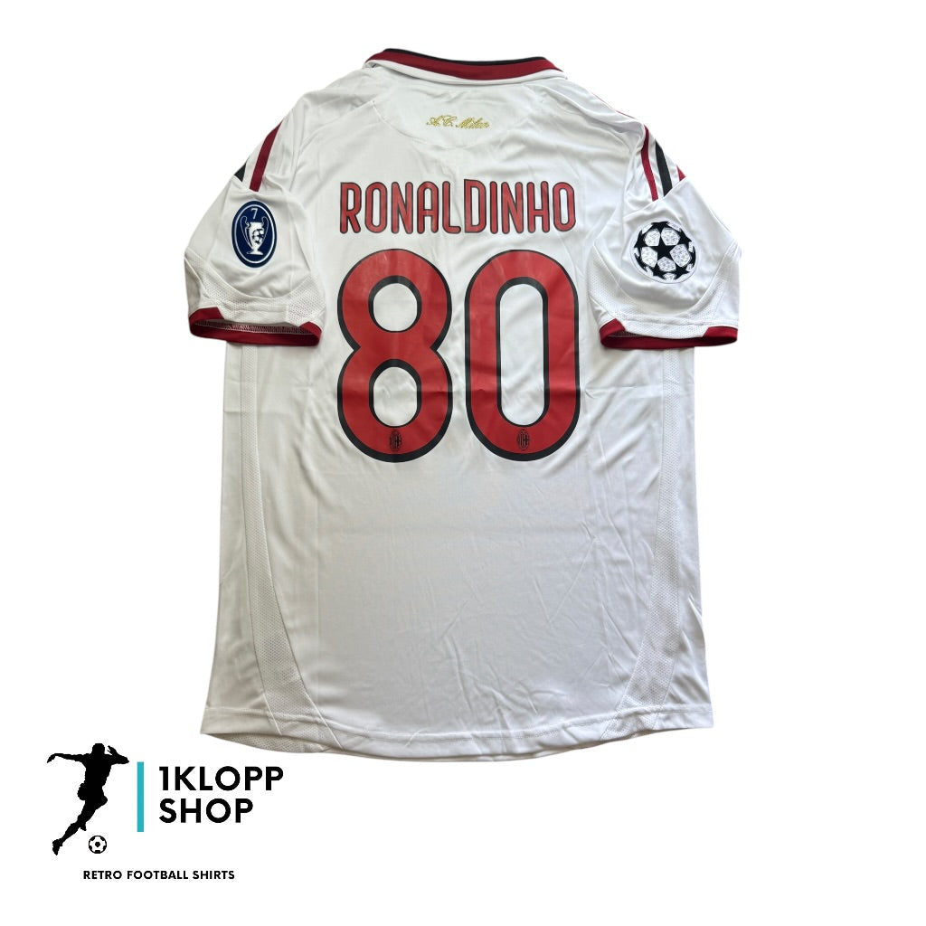 AC Milan 2008/09 Away 'Ronaldinho 80' (S)