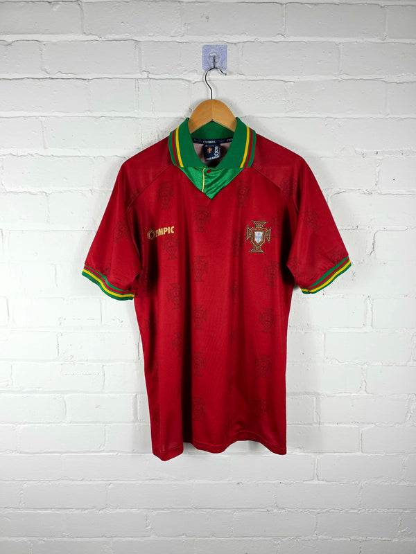 Olympic Portugal 1995/96 Home Shirt Large