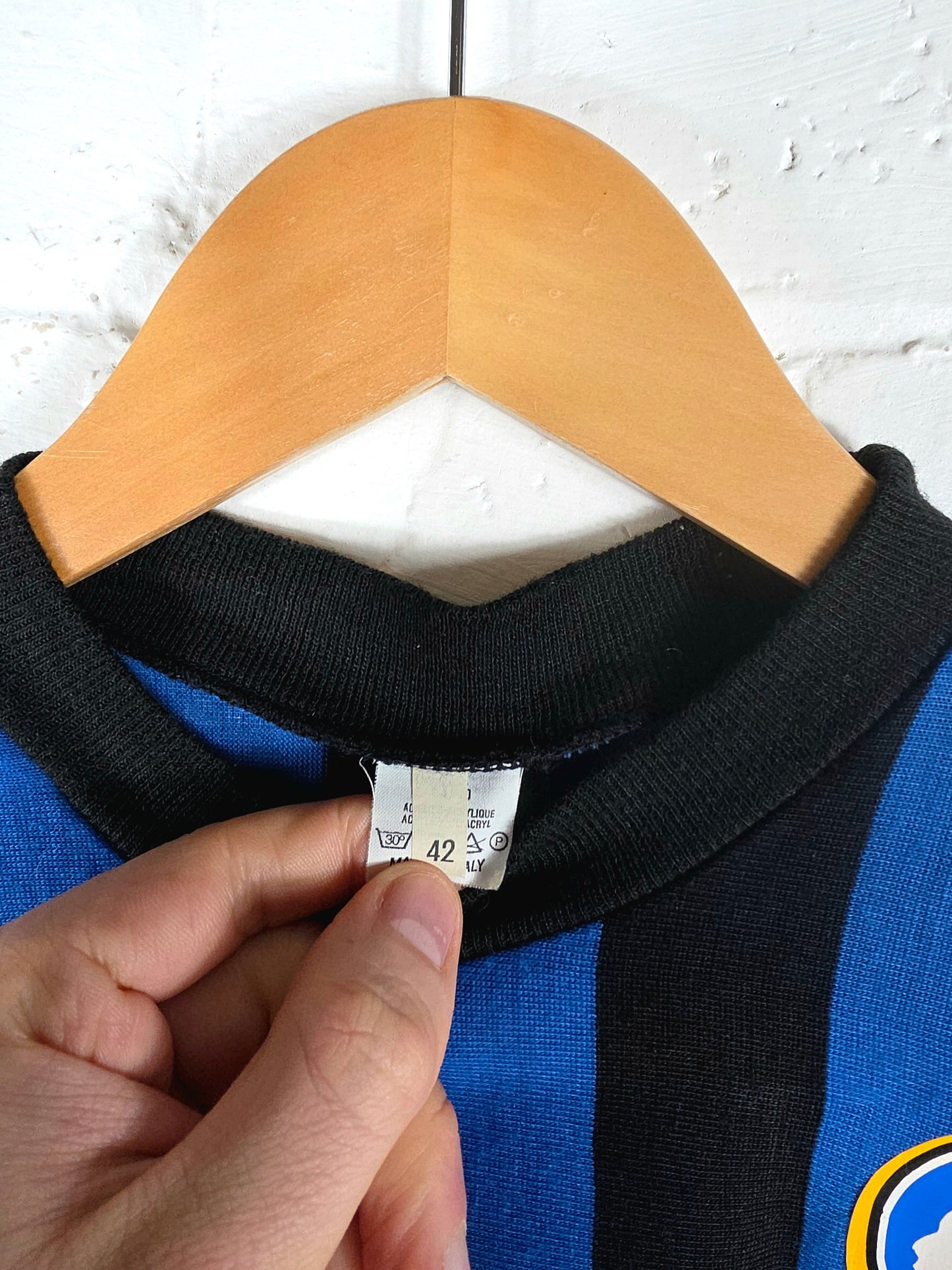 Latas Atalanta 1987/89 Long Sleeve Training Shirt Small